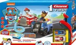 TONIES Verkäufe 47 CARRERA FIRST - PAW Patrol - Race 'N' Rescue Autorennbahn Für Kinder Ab 3 Jahren Mit Chase Und Marshall, Mit Interaktiven Spielfunktionen, Musik, Sound- Und Lichteffekten