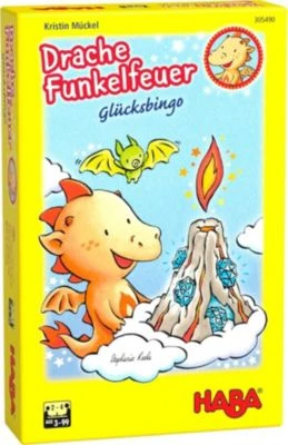 HABA 305490Drache Funkelfeuer Glücksbingo 3 HABA 305490Drache Funkelfeuer Glücksbingo