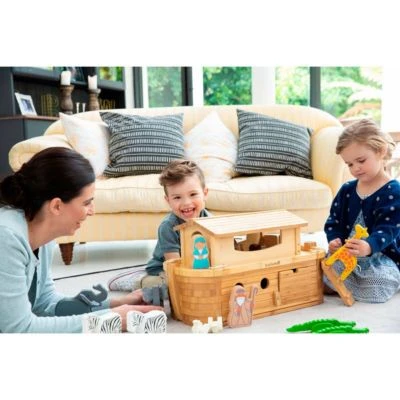 EverEarth Große Arche Noah Mit 14 Tieren 5 EverEarth Große Arche Noah Mit 14 Tieren – Bild 3