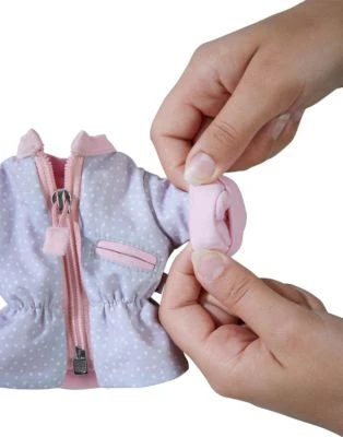 HABA 306547 Kleiderset Pünktchen-Parka, 32 Cm 5 HABA 306547 Kleiderset Pünktchen-Parka, 32 Cm – Bild 3