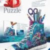 Ravensburger 3D Puzzle 11279 Sneaker Bezaubernde Meerjungfrauen - Praktischer Stiftehalter - 108 Teile - Schreibtisch-Organizer -TONIES Verkäufe 24680568 01