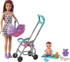 Barbie Skipper Babysitters Inc.“-Puppe Und Kinderwagen-Spielset, Für Kinder Ab 3 Jahren