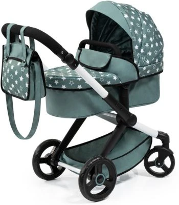 Kombi-Puppenwagen Xeo Nordic Green Von Bayer 3 Kombi-Puppenwagen Xeo Nordic Green Von Bayer