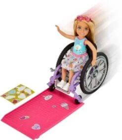 Barbie Chelsea-Puppe (blond) Und Rollstuhl. Spielzeug Für Kinder Ab 3 Jahren -TONIES Verkäufe 26406524 04