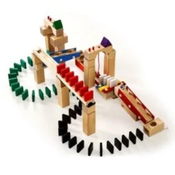 Calmado 200 Teilige Kugelbahn - Murmelbahn Set Aus Holz Für Kinder Inkl. Tasche + Anleitung -TONIES Verkäufe 28494975 02