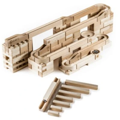 Baumkinder Kugelbahn Holz "K3-Expert" Mit Stecksystem (220 Teile) - Eine Murmelbahn Die Standhält! 3 Baumkinder Kugelbahn Holz "K3-Expert" Mit Stecksystem (220 Teile) - Eine Murmelbahn Die Standhält!