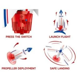 Syntek Outdoor-Spielzeug Für Kinder Fliegende Rakete -TONIES Verkäufe 29813552 03
